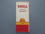 1953 Ontario Road Map - Shell