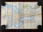 1953 Ontario Road Map - Shell
