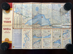 1953 Ontario Road Map - Shell