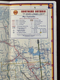1953 Ontario Road Map - Shell