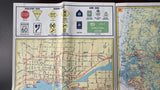 1962 Ontario Official Government Road Map