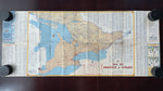1947 Ontario Official Government Road Map