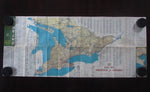 1941 Ontario Official Government Road Map