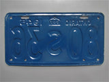 1945 YOM Clear Ontario License Plate