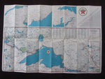 1952 Ontario Road Map - Texaco
