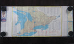 1953 Ontario Official Government Road Map