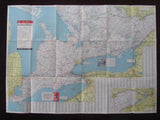 1954 Ontario Road Map - Esso