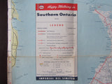 1955 Ontario Road Map - Esso