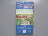 1955 Ontario Official Government Road Map