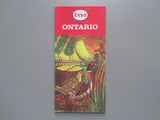 1958 Ontario Road Map - Esso