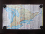 1960 Ontario Official Government Road Map