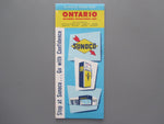 1961 Ontario Road Map - Sunoco