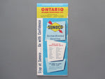 1961 Ontario Road Map - Sunoco