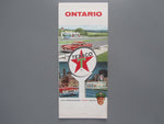 1961 Ontario Road Map - Texaco