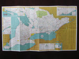 1962 Ontario Road Map - Cities Service