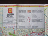 1964 Ontario Road Map - Shell