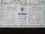 1964 Ontario Road Map - Texaco
