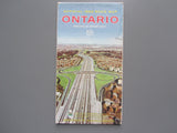 1965 Ontario Official Government Road Map