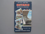 1967 Ontario Official Government Road Map