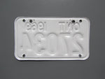 1969 YOM Clear Ontario Motorcycle License Plate