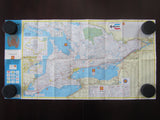 1970 Ontario Road Map - Shell