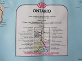 1971 - 1972 Ontario Road Map - AAA