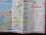 1971 Ontario Official Government Road Map