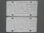 1973 YOM Clear Ontario License Plates