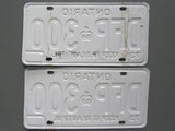 1973 YOM Clear Ontario License Plates