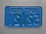 1974 YOM Clear Ontario Motorcycle License Plate