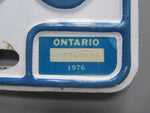 1976 Ontario License Plates