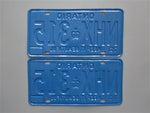 1978 Ontario License Plates