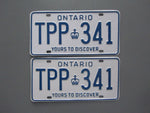 1982-1994 Ontario License Plates
